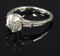 Lot 351 - An 18ct white gold