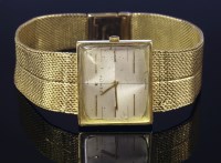 Lot 482 - A gentlemen's 18ct gold Zenith mechanical wristwatch