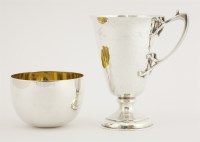 Lot 176 - A silver cup