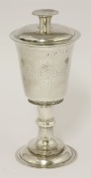 Lot 196 - An Elizabeth I silver chalice and paten