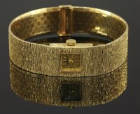 Lot 477 - A ladies' 9ct gold Bueche-Girod mechanical bracelet watch