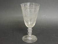 Lot 1196 - A mid 20th century Continental drinking glass