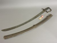 Lot 1474 - A British cavalry officer's sword and scabbard