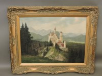 Lot 1771 - Clemens Freitag (1883-1969)
NEUSCHWANSTEIN CASTLE IN LANDSCAPE SCENE 
Signed ‘Freitag’ dated 1928