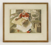 Lot 1759 - MAN IN A WORKSHOP
Watercolour