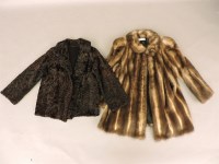 Lot 1593 - An Astrakhan fur jacket