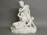 Lot 1536 - A 19th century Minton parian ware group