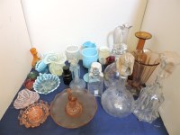 Lot 1466 - Five glass decanters