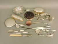 Lot 1167 - Assorted silver items