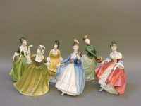 Lot 1416 - Seven Royal Doulton figures