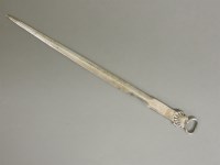 Lot 1256 - A George IV silver skewer
