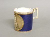 Lot 1197 - An early 19th century Meissen Marcolini porcelain can