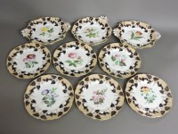 Lot 1684 - A Ridgway bone china dessert service