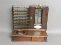 Lot 1481 - A 19th century mahogany Cox's till