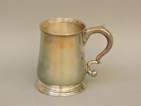 Lot 1265 - A George II silver mug