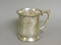 Lot 1279 - A silver tankard