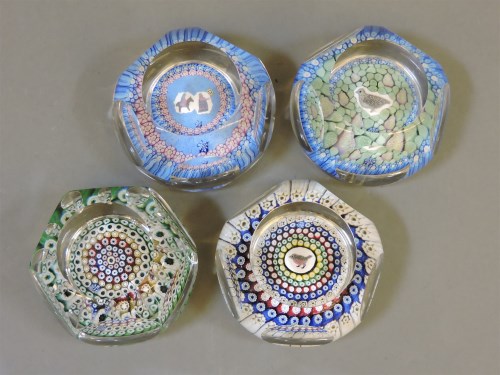 Lot 1407 - Four Whitefriars paperweights