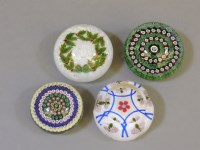 Lot 1413 - Four Perthshire glass paperweights