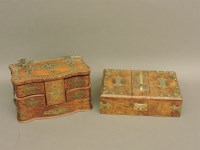 Lot 1504 - A Victorian cigarette and cigar walnut box