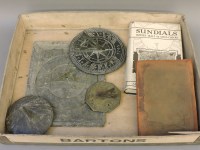 Lot 1526 - A lead sundial