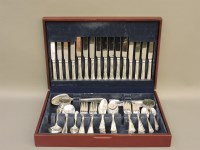 Lot 1602 - A ninety-two piece set of Viners canteen of cutlery