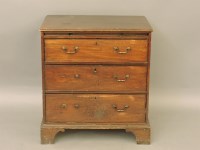 Lot 1854 - A 19th century mahogany chest of drawers