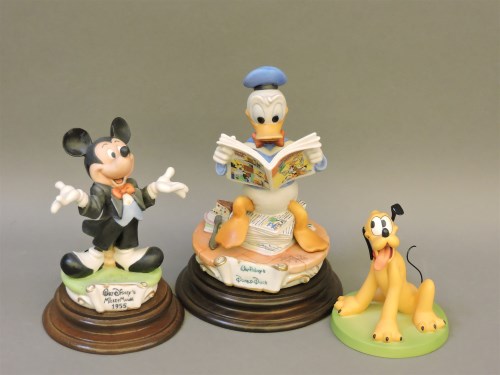 Lot 1340 - Three Capodimonte limited edition Walt Disney figures