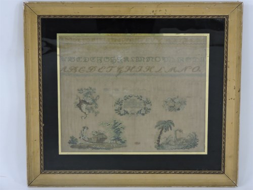 Lot 1195 - An English alphabet sampler