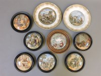 Lot 1192 - Seven framed pot lids