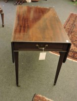 Lot 1836 - A 19th century mahogany Pembroke table