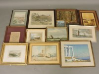 Lot 1750 - Various watercolours and prints