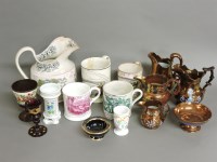 Lot 1429 - A collection of Sunderland lustre wares