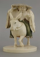 Lot 317 - An amusing ivory Group of Jofuku