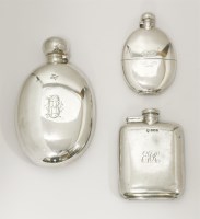 Lot 29 - A Victorian silver spirit flask