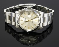 Lot 638 - A gentlemen's stainless Rolex Oyster Perpetual Datejust