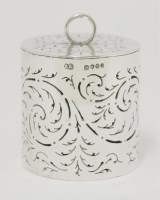 Lot 232 - A Victorian silver pot pourri holder