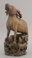 Lot 168 - An appealing bamboo carving of a Deer