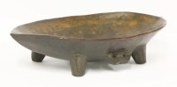 Lot 106 - An oval tribal bowl