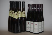 Lot 35 - An assorted German wine case to include six half bottles each: Dalsheimer Hubacker Riesling Auslese