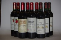 Lot 568 - Assorted 2000 Red Bordeax to include three bottles each: Château Langoa-Barton