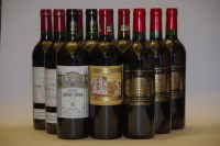 Lot 569 - Assorted 2000 Red Bordeaux to include three bottles each: Château Léoville Barton