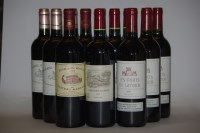 Lot 571 - Assorted First Growth Seconds 2004 to include three bottles each: Carruades de Lafite