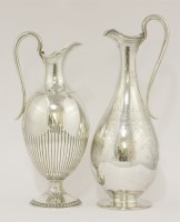 Lot 76 - A Victorian silver wine jug