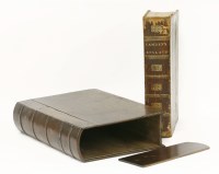 Lot 142 - An unusual walnut bible box