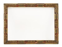 Lot 81 - A straw work picture frame