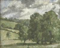 Lot 279 - Peter Greenham RA (1909-1992)
'IN THE COTSWOLDS'
Signed with initials l.r.