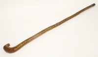 Lot 85 - An early Victorian documentary walking stick
