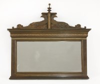 Lot 352 - A wall mirror