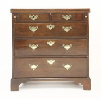 Lot 392 - A George III mahogany bachelor's chest