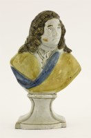 Lot 1 - A Ralph Wood pearlware Bust of Handel